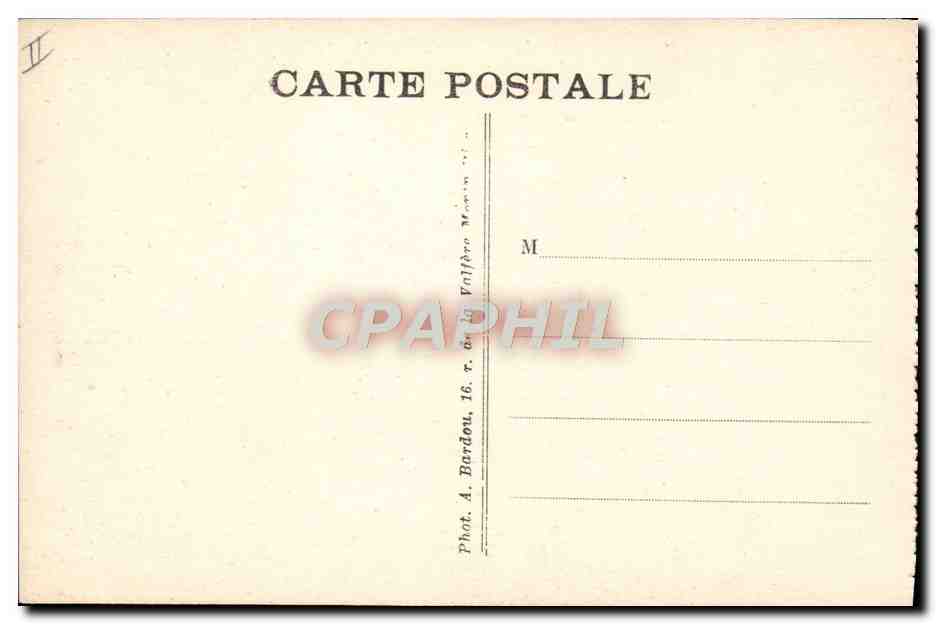 CPA Militaria Tank Char de combat Passage dangereux gare a la culbute — Rückseite
