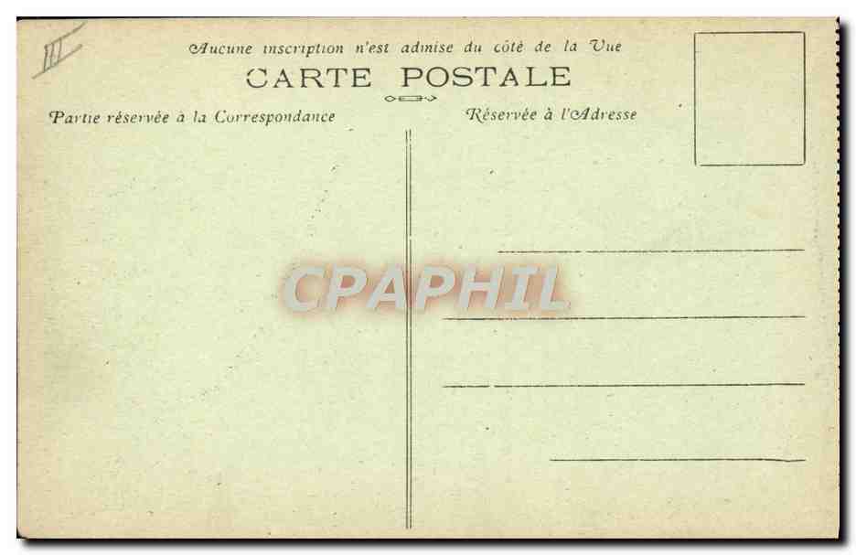CPA Militaria Tank Chars Renault Ligne de colonn e de demi section — Rückseite