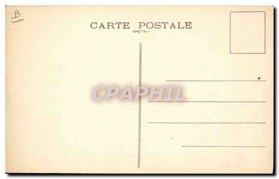 CPA Militaria Tank La Pompelle Tank sur le bord de la route de Chalons — Rückseite