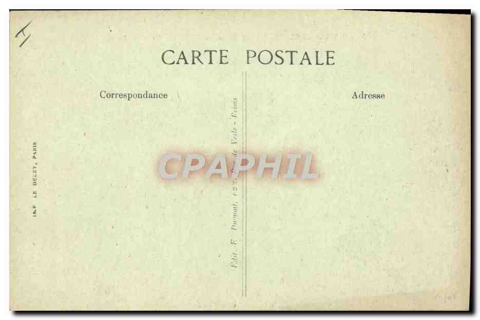 CPA Militaria Tank La Pompelle Tank allemand  — Rückseite