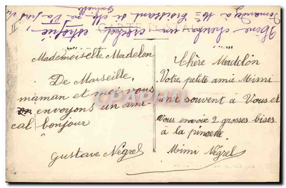 CPA Militaria Canon Notre glorieur 75 — Rückseite