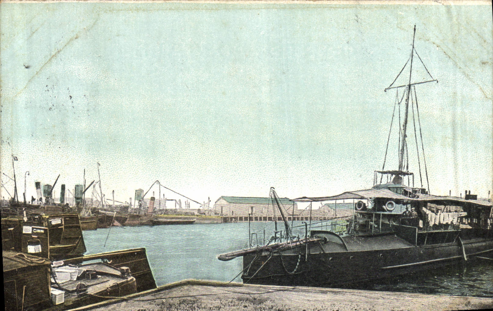 CPA Bateau Guerre 
