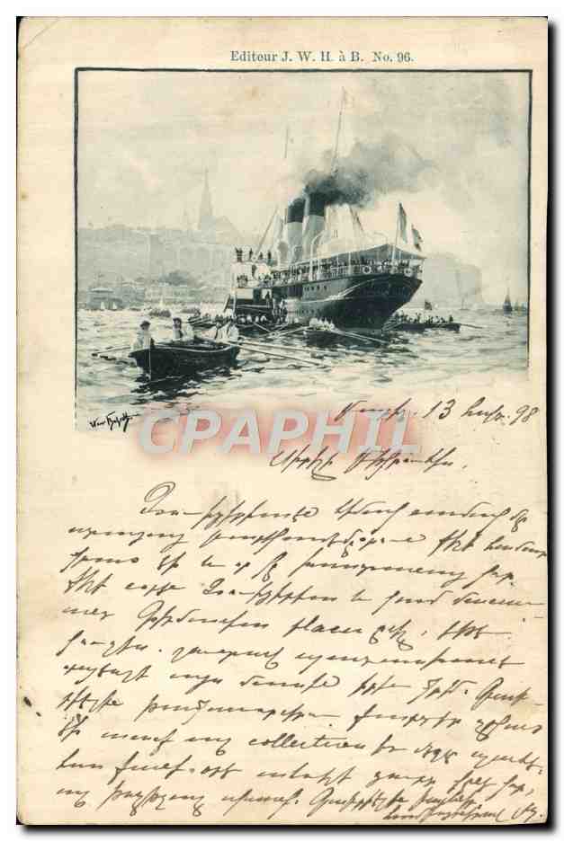CPA Bateau Guerre 