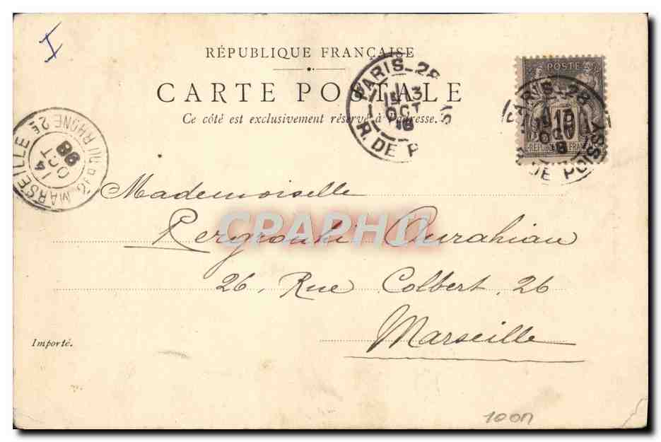 CPA Bateau Guerre  — Verso