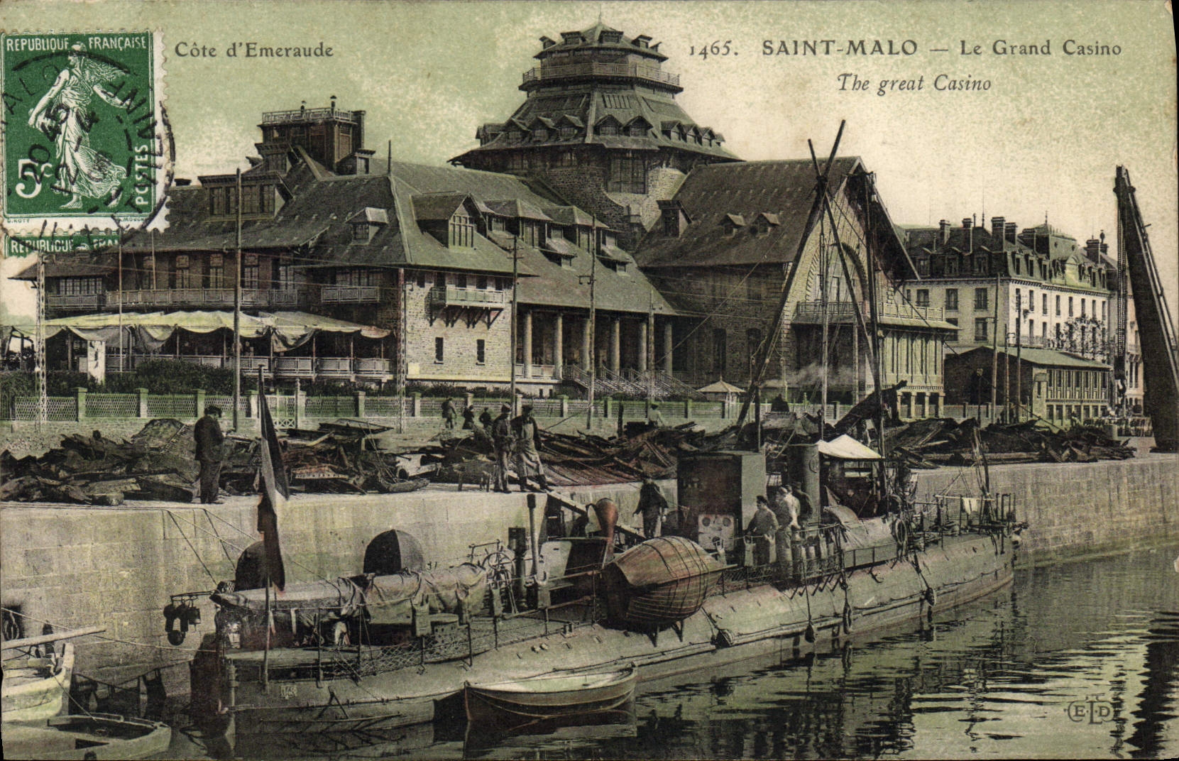 Saint-Malo — El Gran Casino — Editor E.D. n°1465