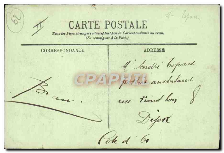 CPA Bateau Guerre Boulogne sur Mer Entree d'un torpilleur — Verso