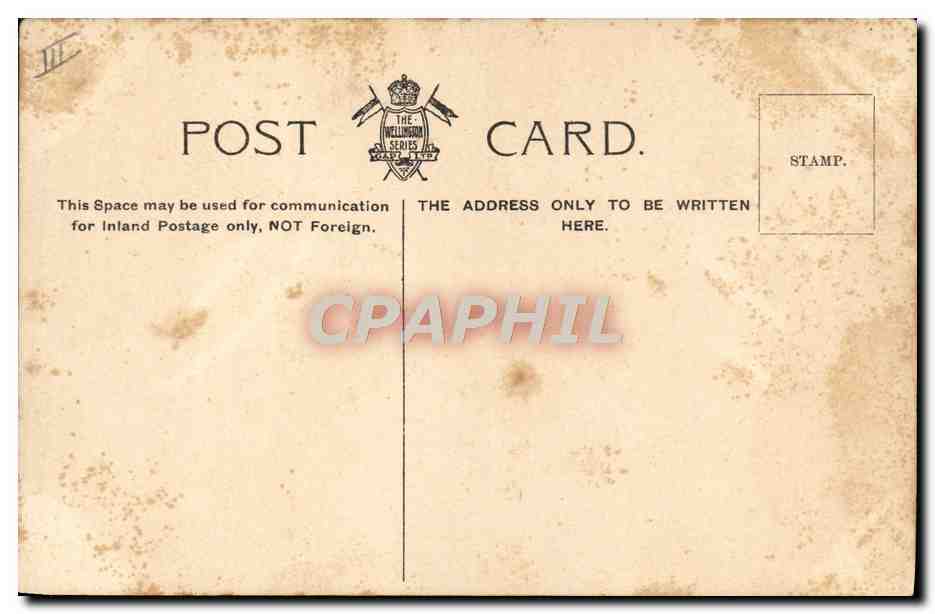 CPA Bateau Guerre Chatham Dockyard  — Verso