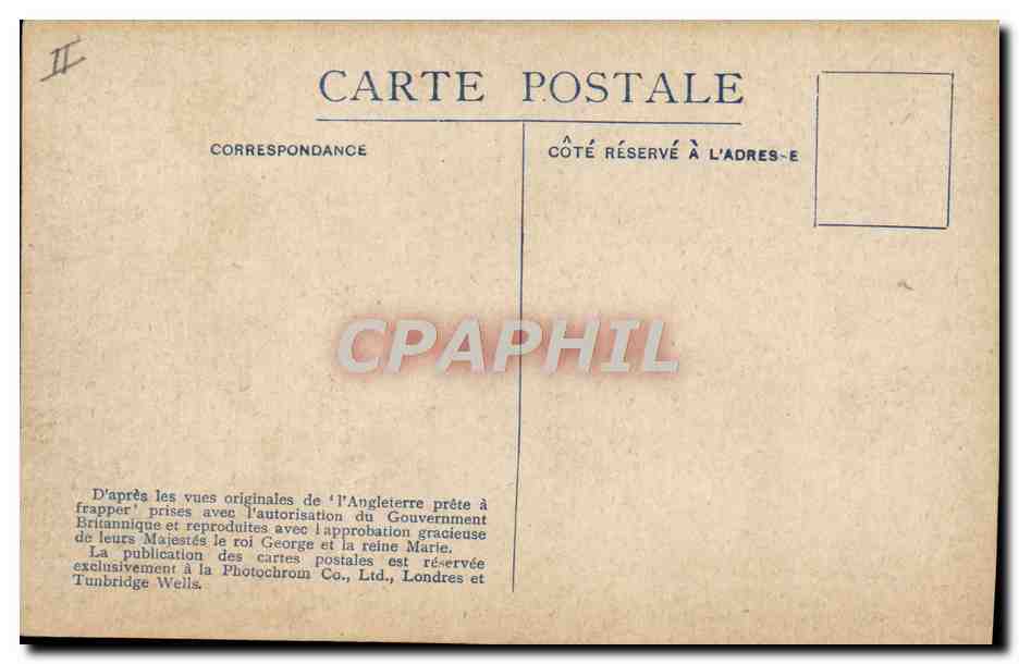 CPA Bateau Guerre La grande flotte en route — Verso