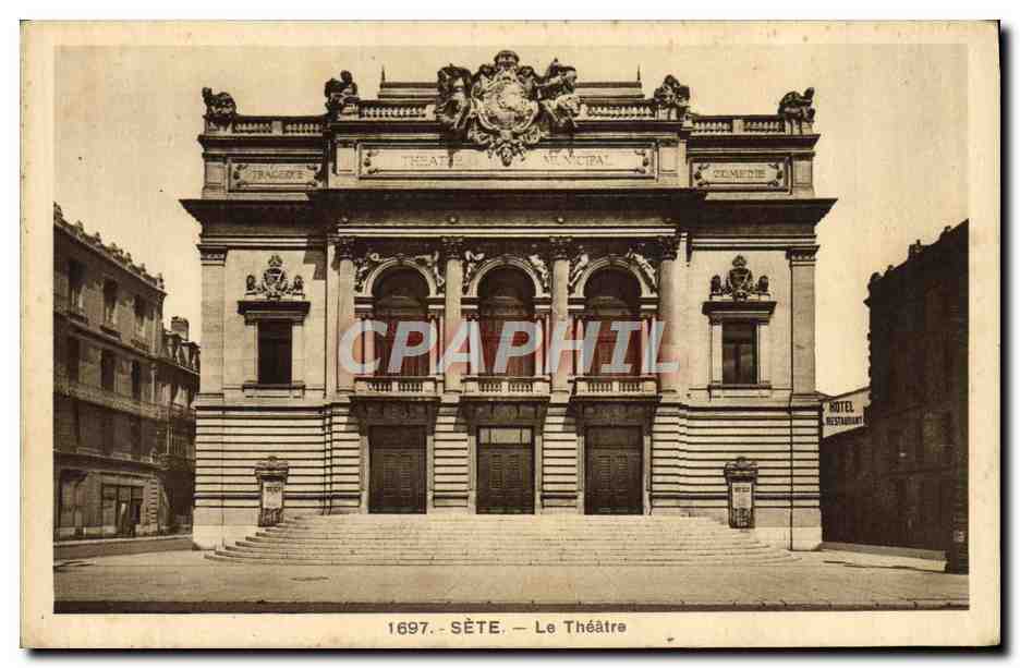 CPA Le theatre Sete