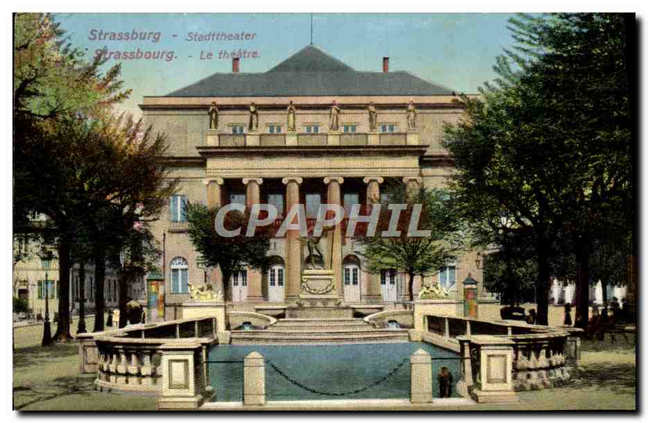 CPA Le theatre Strasbourg