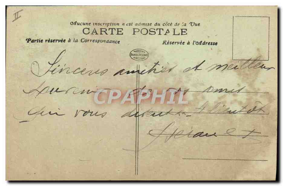 CPA Le theatre municipal Strasbourg  — Verso