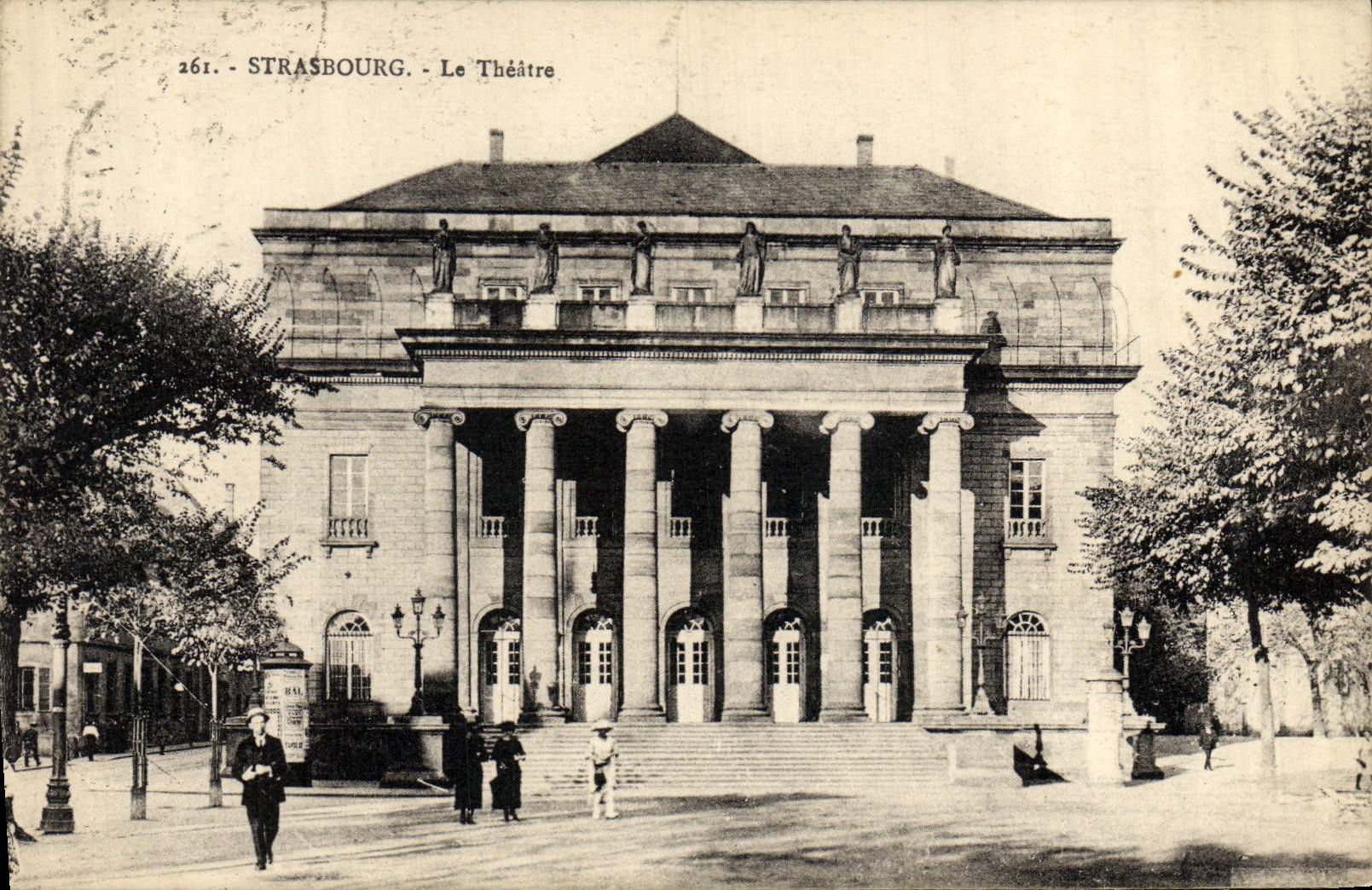CPA Le theatre Strasbourg