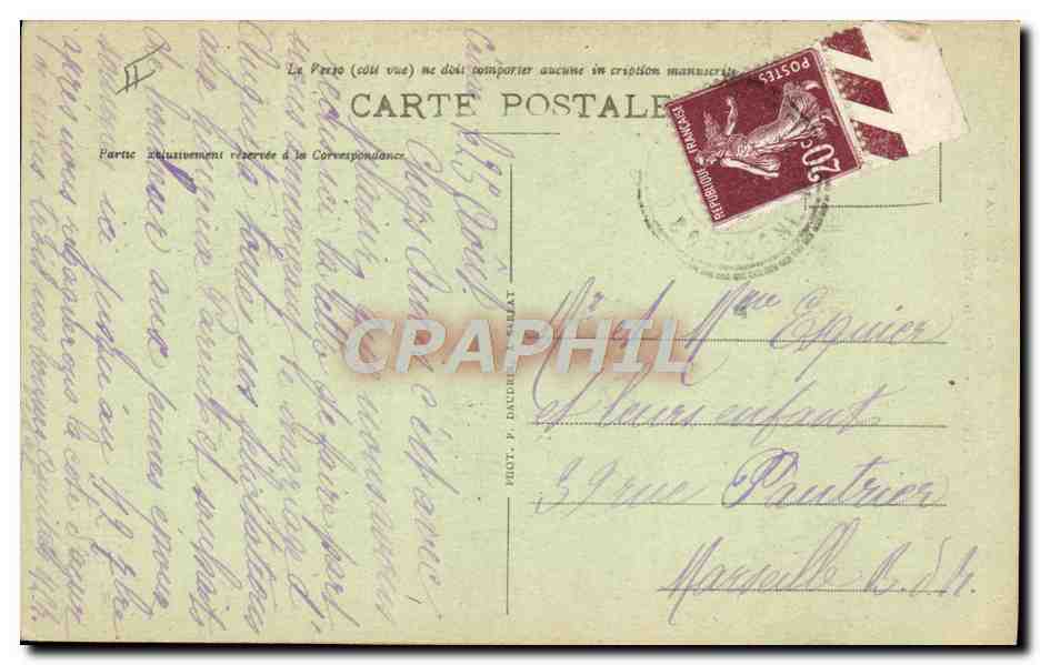 CPA Sarlat Le theatre Ancien eveche — Verso