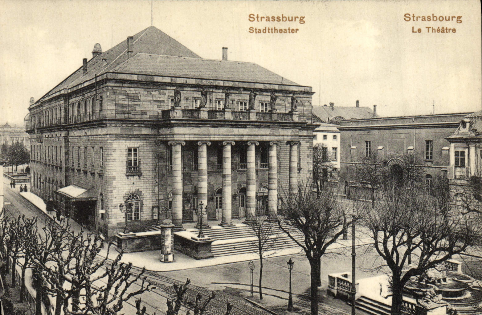 CPA Le theatre Strasbourg