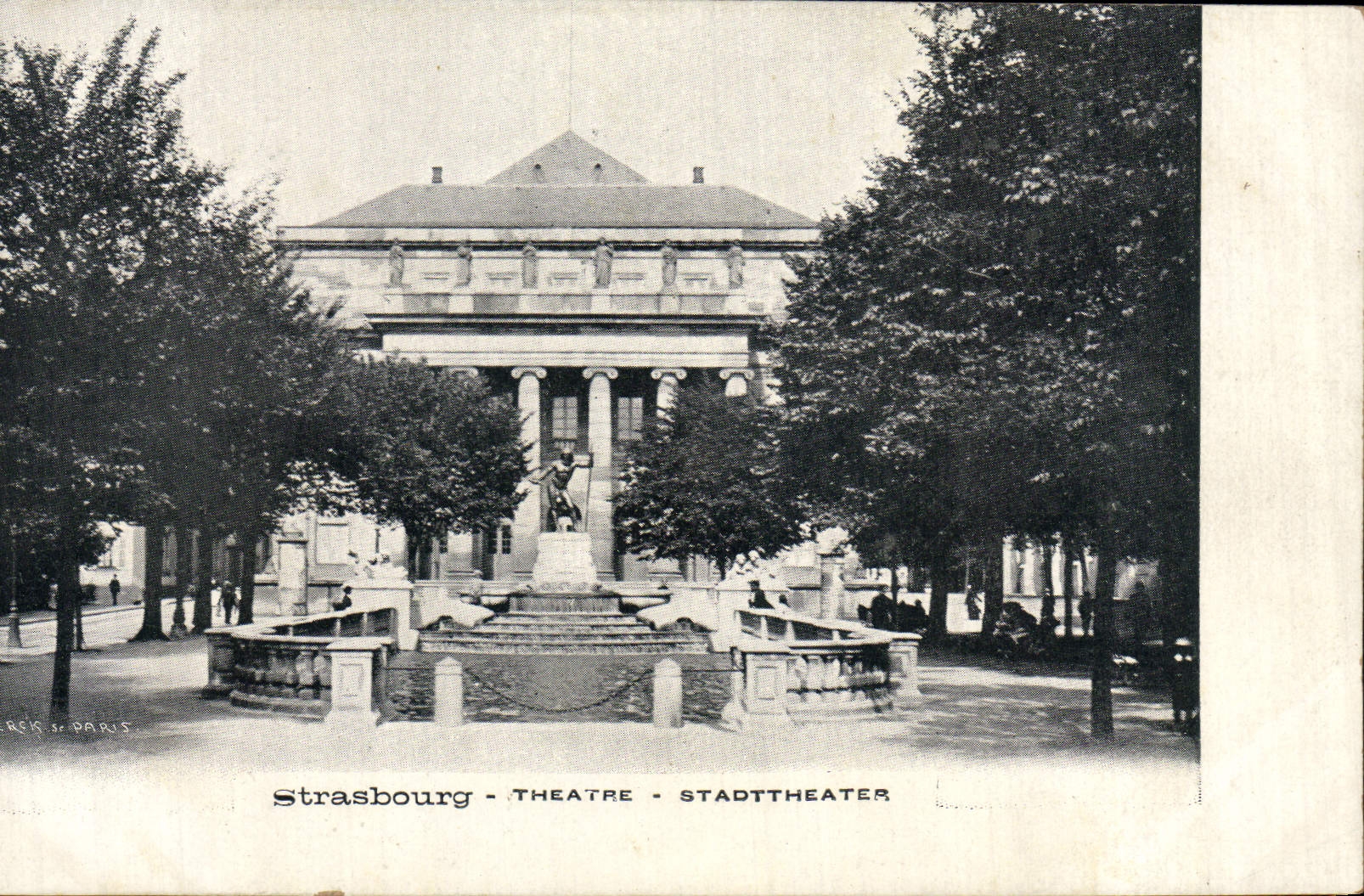 Strasbourg - Théâtre - Staatstheater — éditeur J. Manrique, n° V