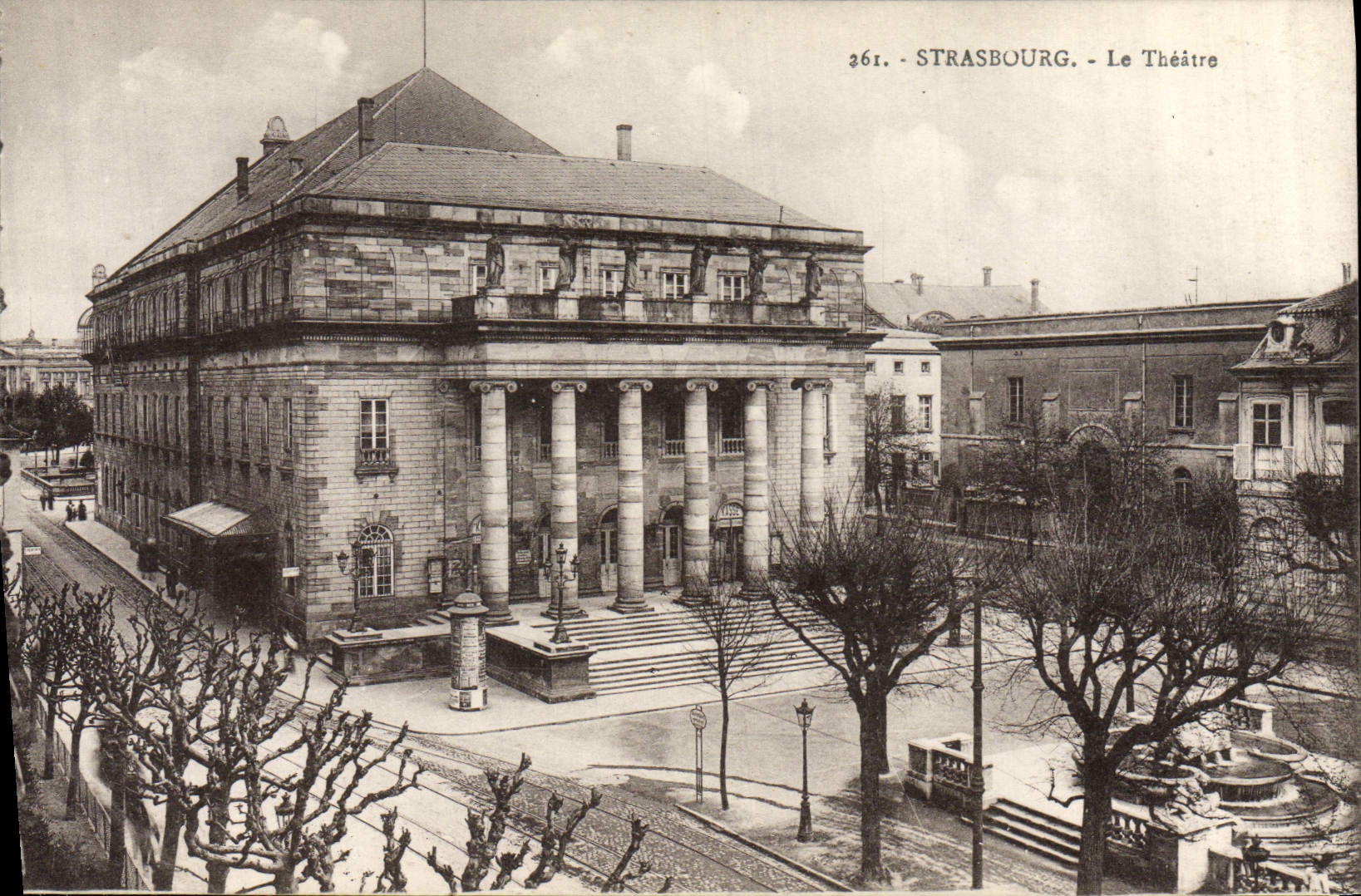CPA Le theatre Strasbourg