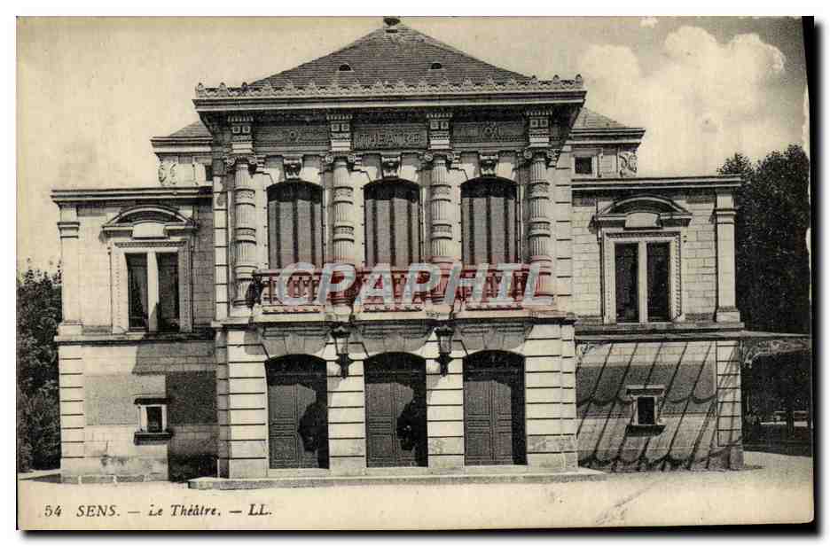 CPA Le theatre Sens