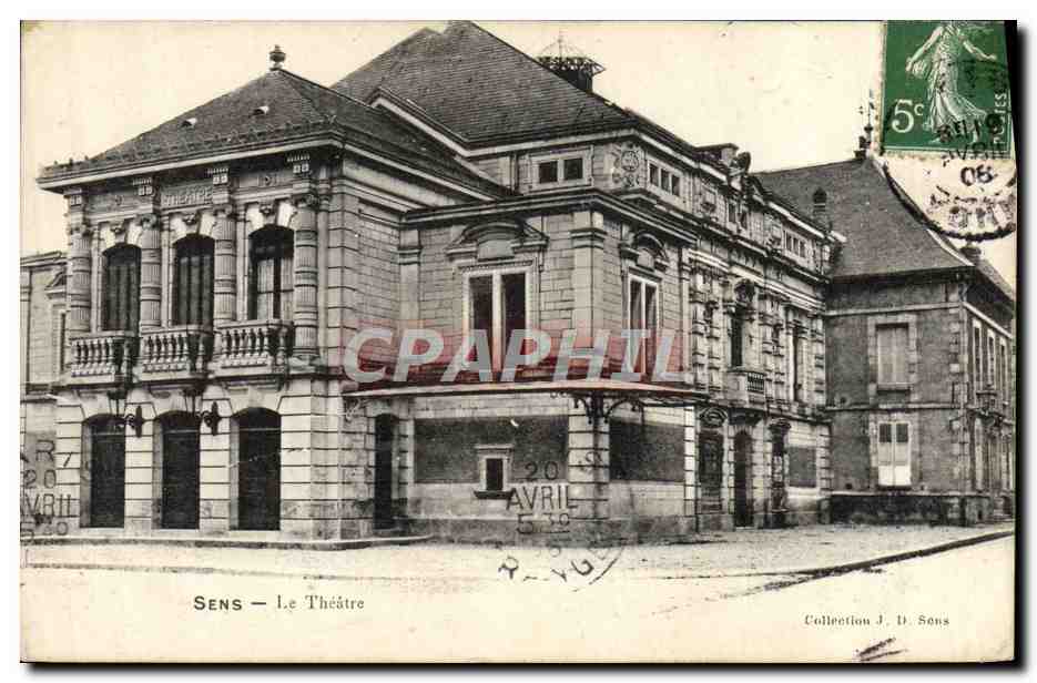 CPA Le theatre Sens