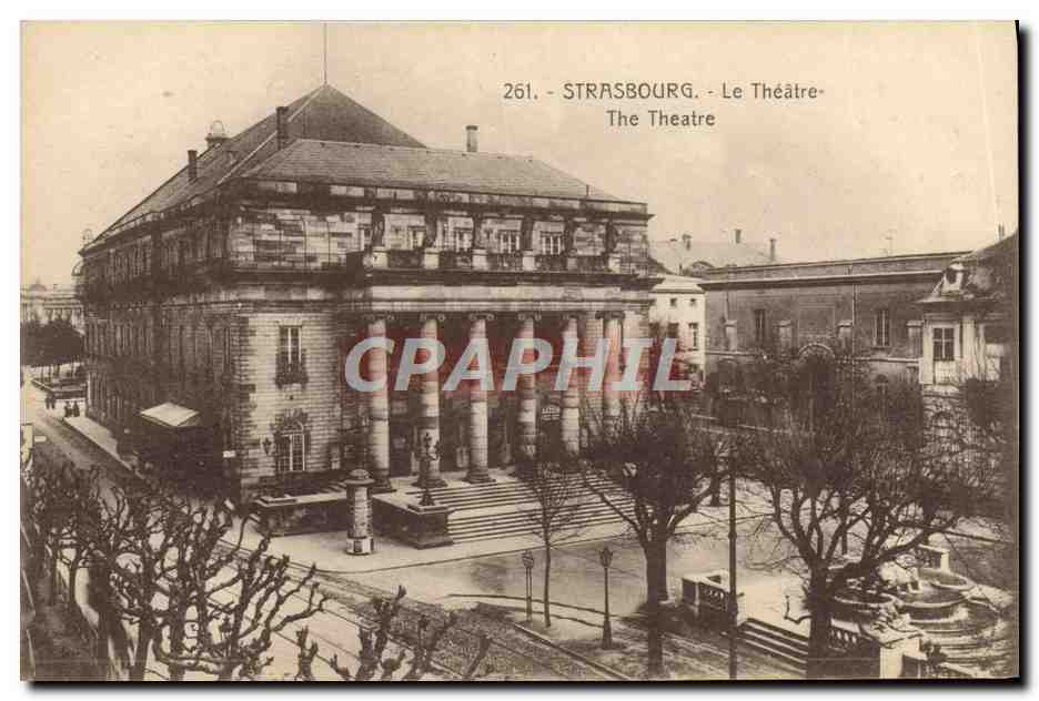 CPA Le theatre Strasbourg