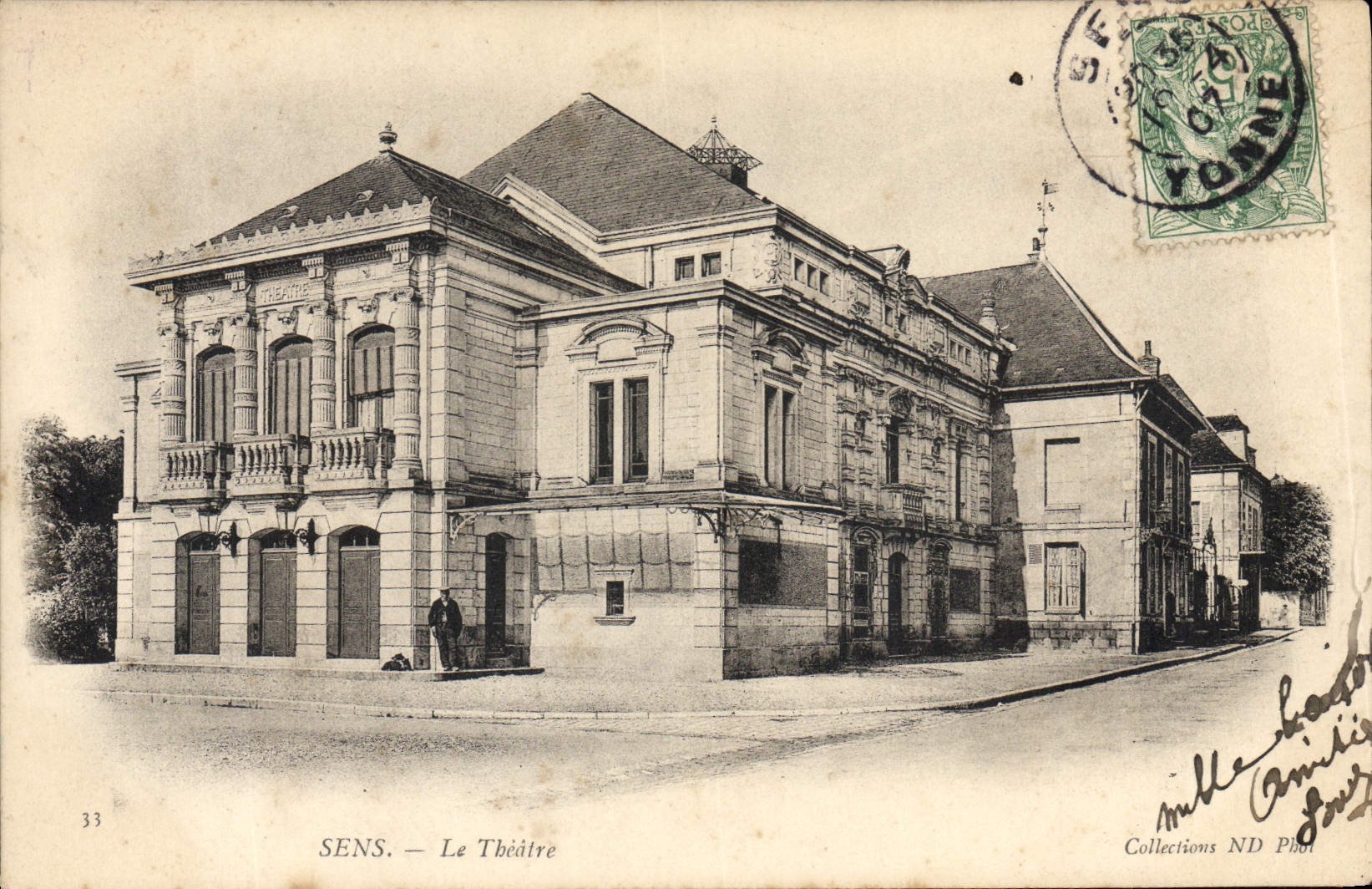 CPA Le theatre Sens 