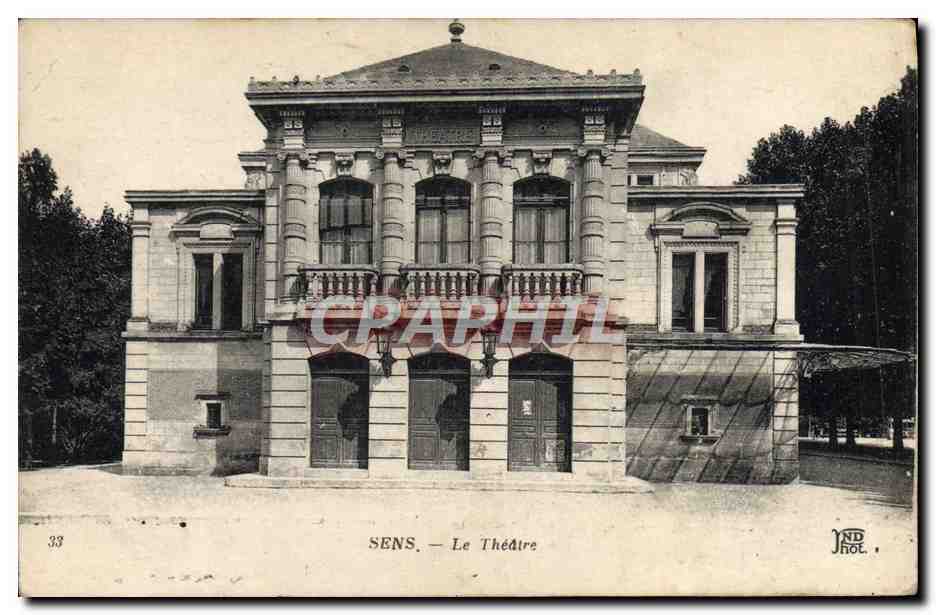 CPA Le theatre Sens