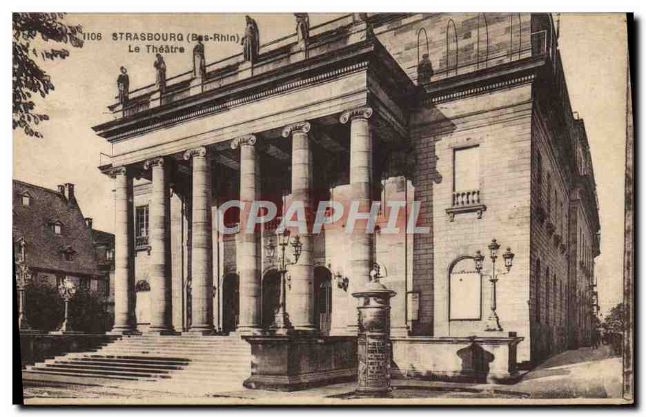 CPA Le theatre Strasbourg
