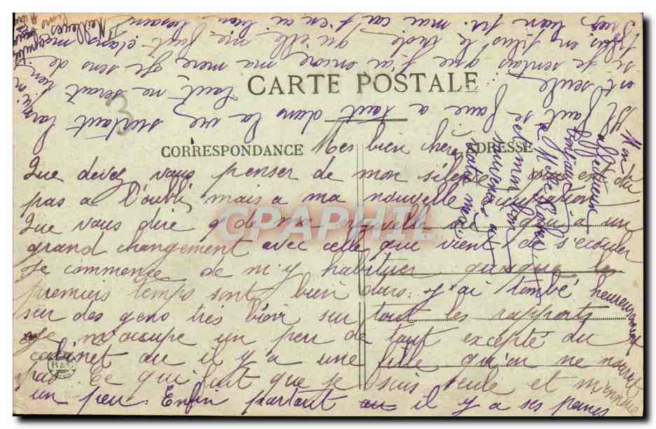 CPA Le theatre Saint-Etienne  — Verso