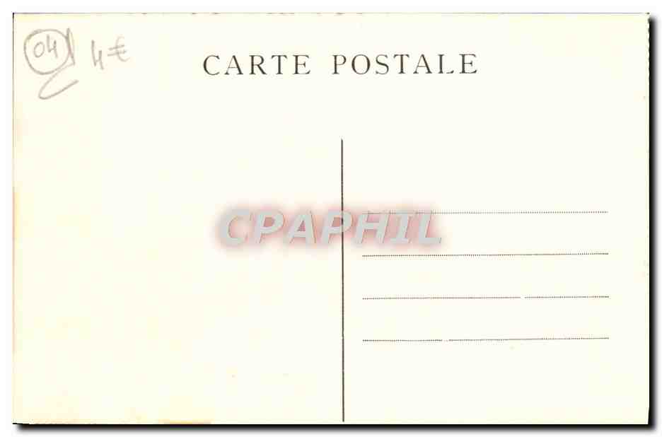 CPA Cloitre de Ganagobie Ruines Du Sanctuaire — Rückseite