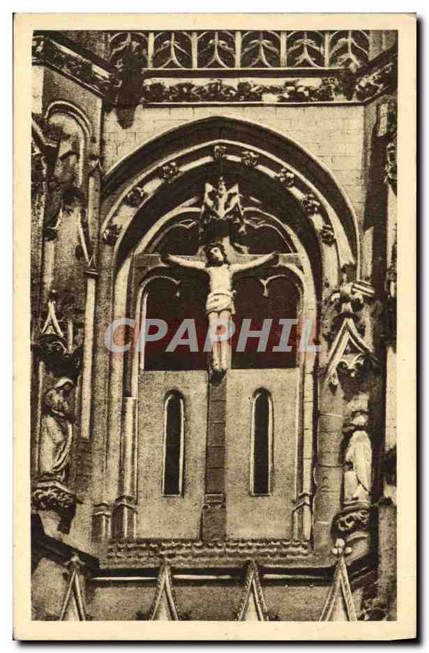 Le Christ en Croix à Soissons — Ancienne Abbaye de Saint-Jean-des-Vignes — Édit. B. Nougardé à Soissons