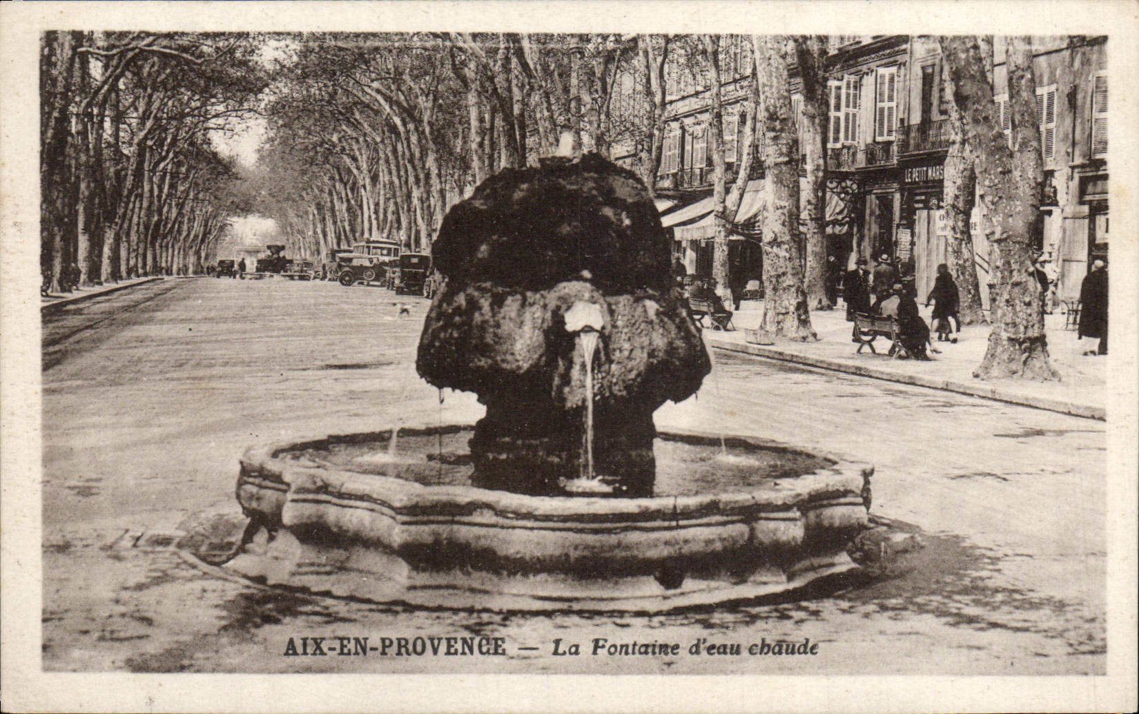 Aix-en-Provence — La Fontaine d'eau chaude — Éditeur non identifié