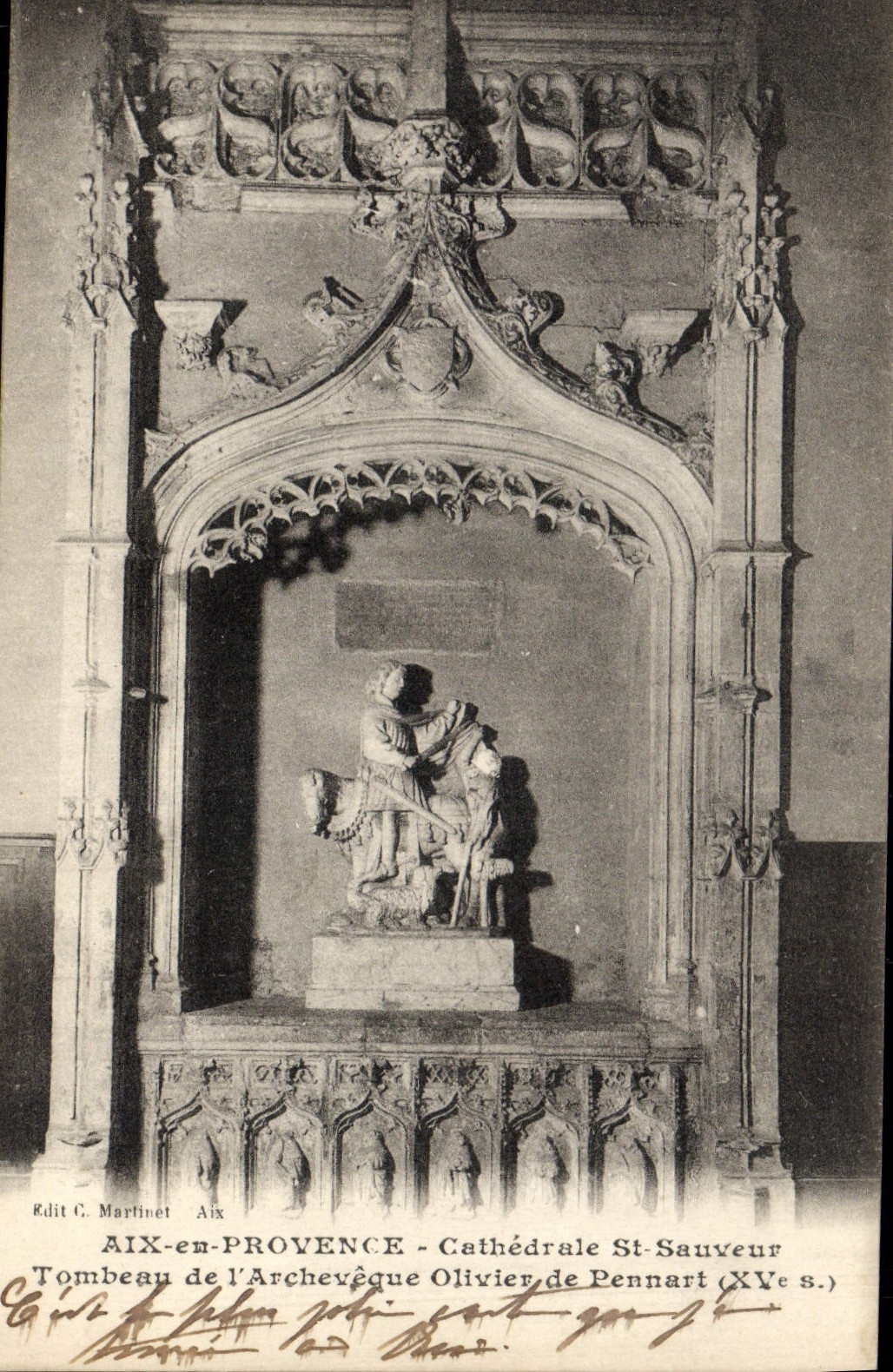 Aix-en-Provence - Kathedrale Saint-Sauveur - Grab des Erzbischofs Olivier de Pennart (15. Jahrhundert)