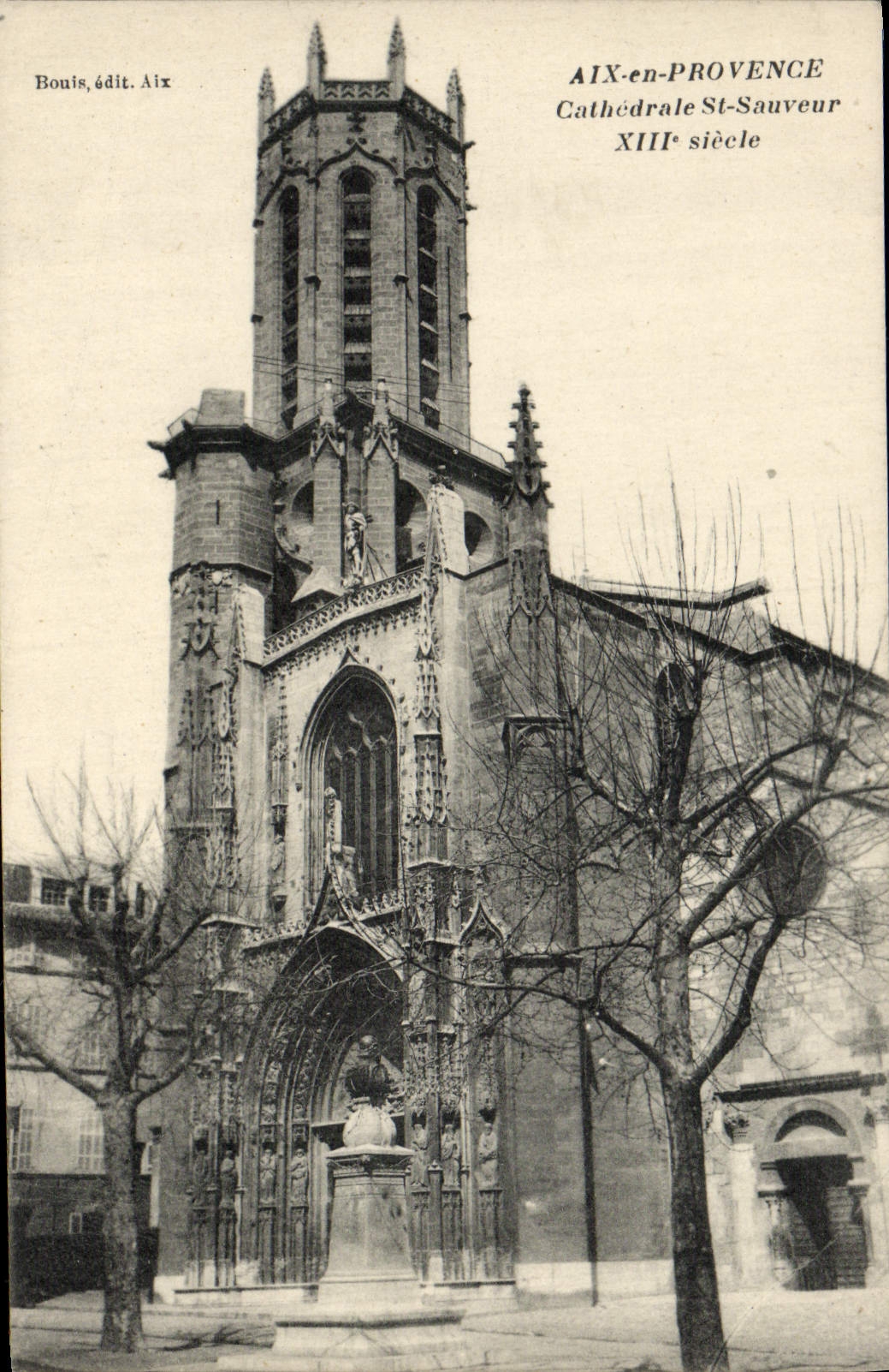 CPA Aix En Provence Cathedrale St Sauveur 