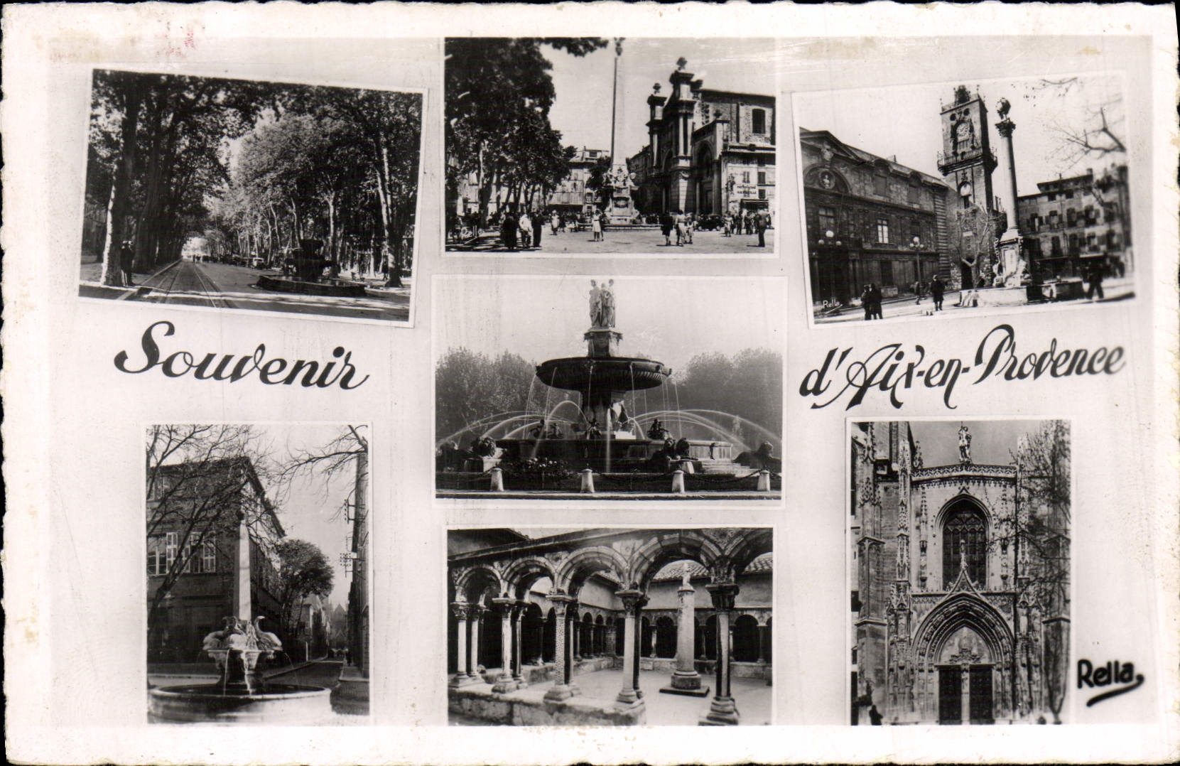 Aix-en-Provence — Souvenir — Édition Rella, n°3003 - Anverso