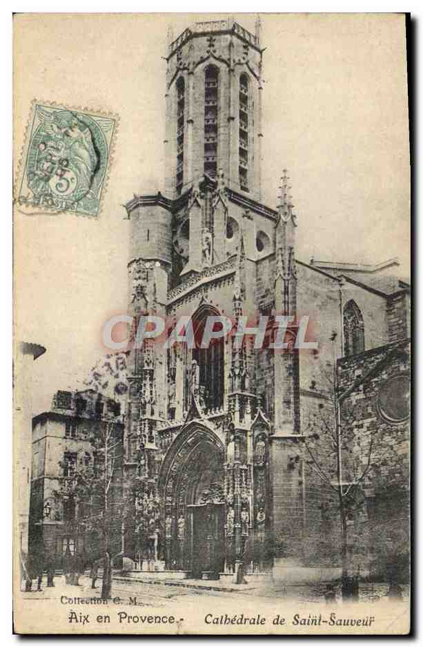 CPA Aix En Provence Cathedrale de Saint Sauveur