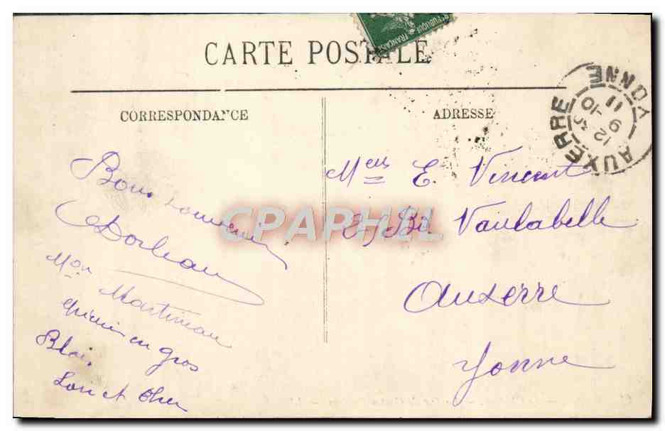 CPA Blois Le chateau La facade Gaston d'Orleans  — Verso