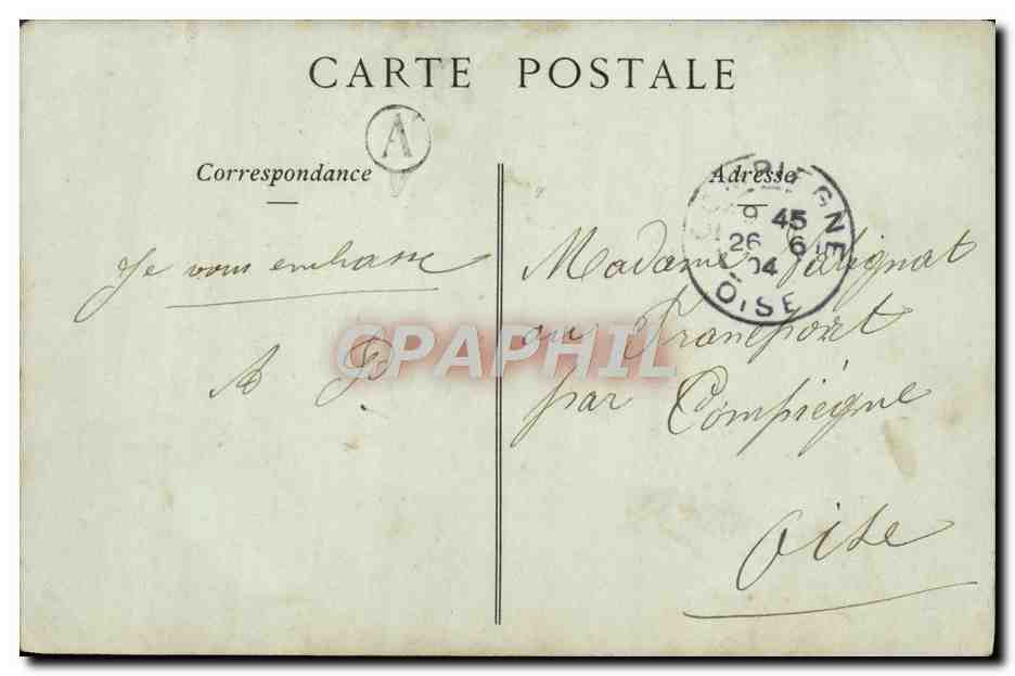 CPA Blois Chateau Aile de Louis XII — Verso