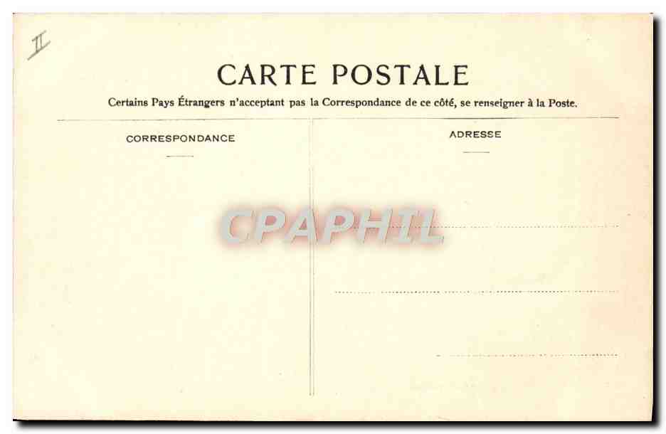 CPA Temple protestant evangelisque Orleans  — Rückseite