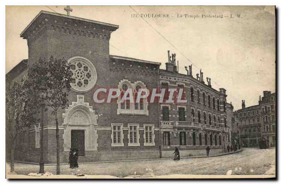 CPA Temple protestant Toulouse