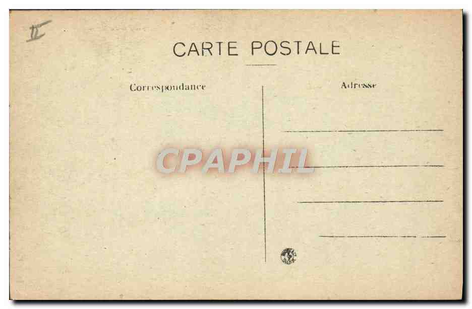 CPA Temple protestant Toulouse — Verso