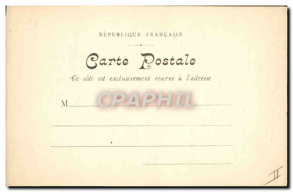 CPA Temple protestant place Saint Eloi Rouen — Rückseite
