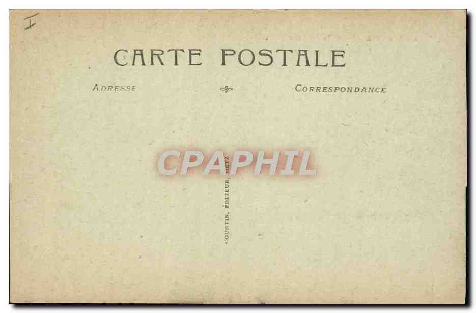 CPA Temple militaire protestant Strasbourg — Rückseite