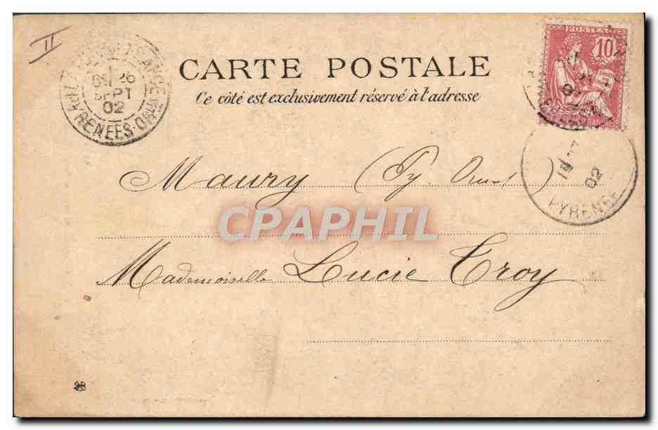 CPA Enfant Rhum — Verso