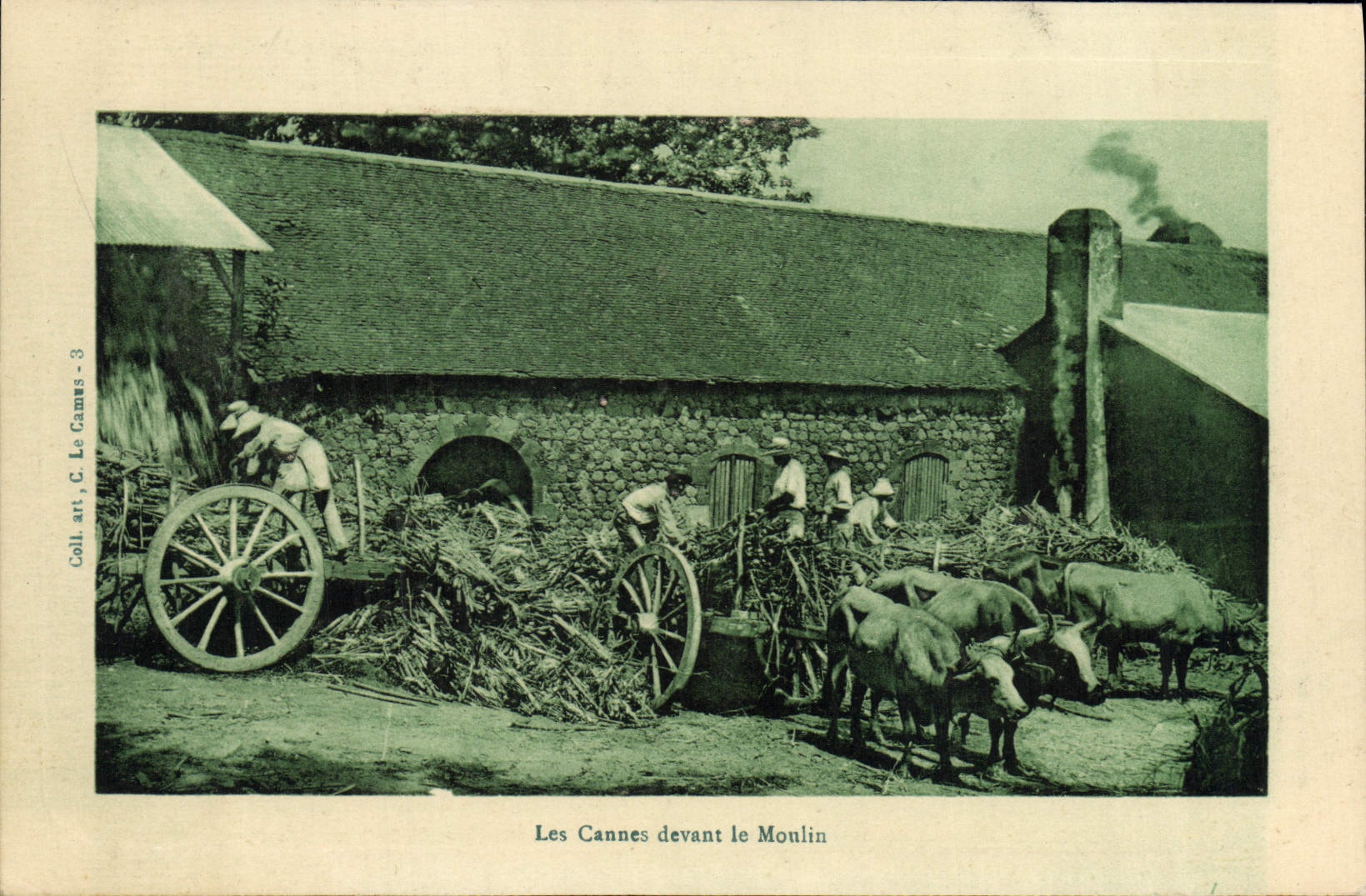 Les Cannes devant le Moulin — Coll. art. C. Le Cannes - 3