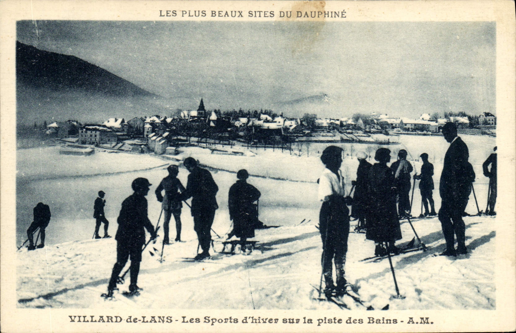 Villard-de-Lans — Les Sports d'hiver sur la piste des Bains — A.M.