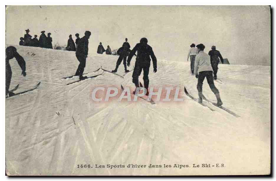 Les Sports d'hiver dans les Alpes. Le Ski - E.R.