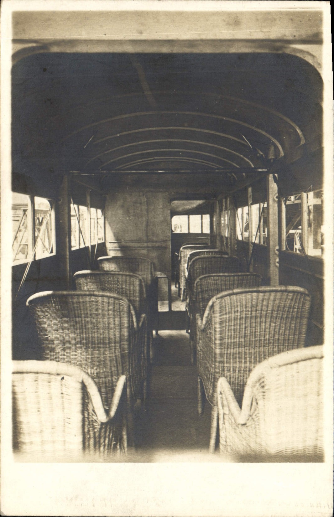 CARTE PHOTO Train Locomotive Wagon