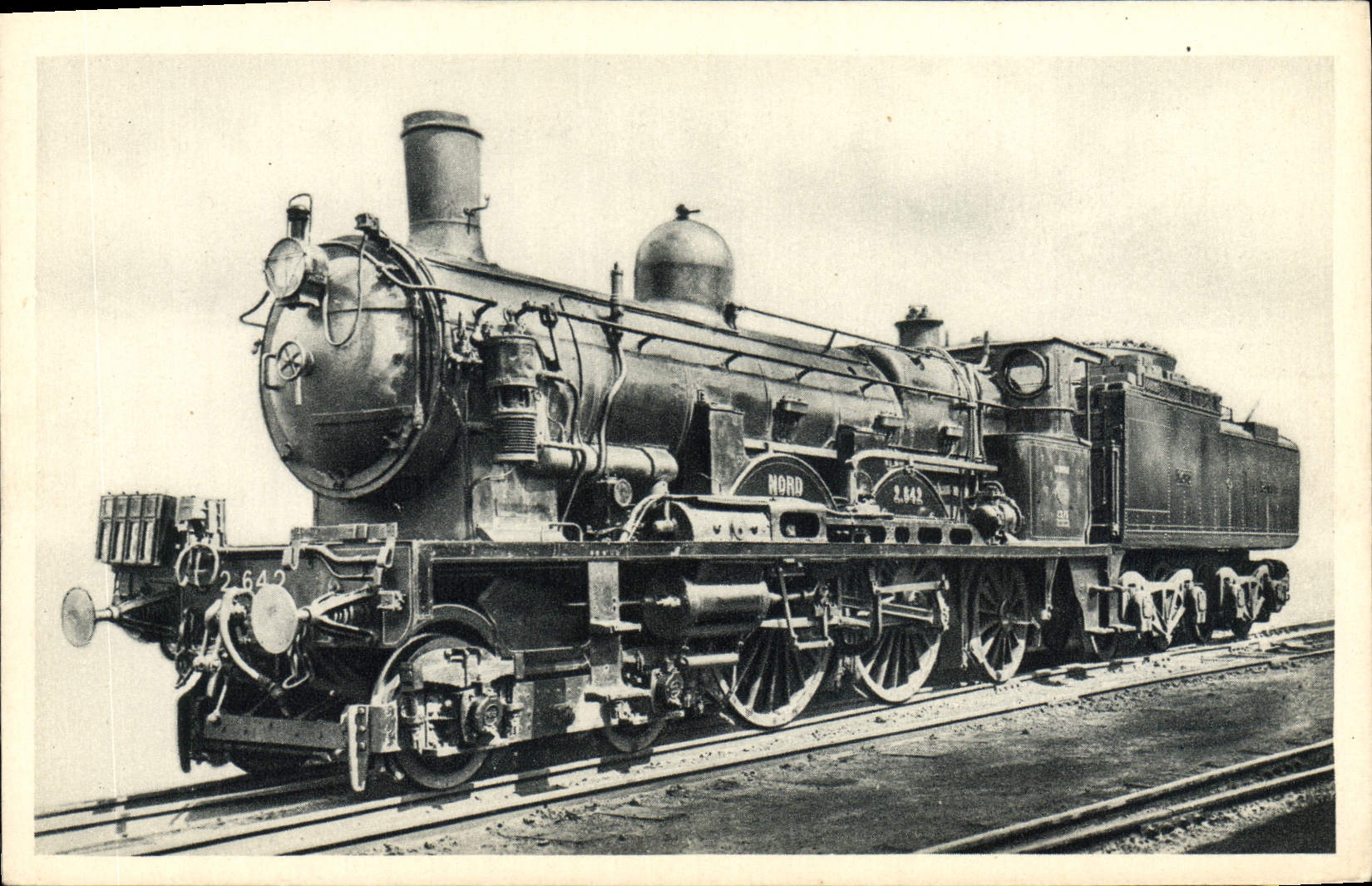 CPA Train Locomotive Chemin de fer du Nord Locomotive Atlantic 