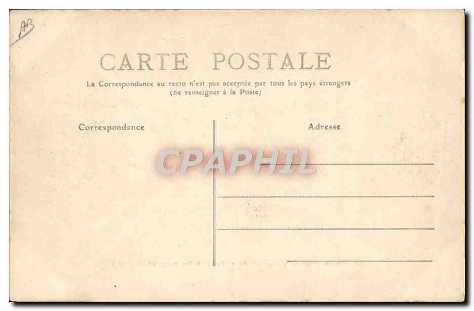 CPA Train Locomotive Machine de grande vitesse du Great Eastern Railway — Verso