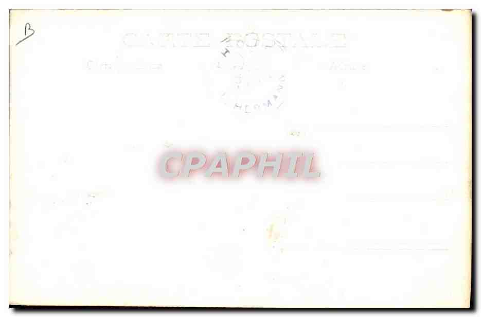 CARTE PHOTO Train Hermann — Rückseite