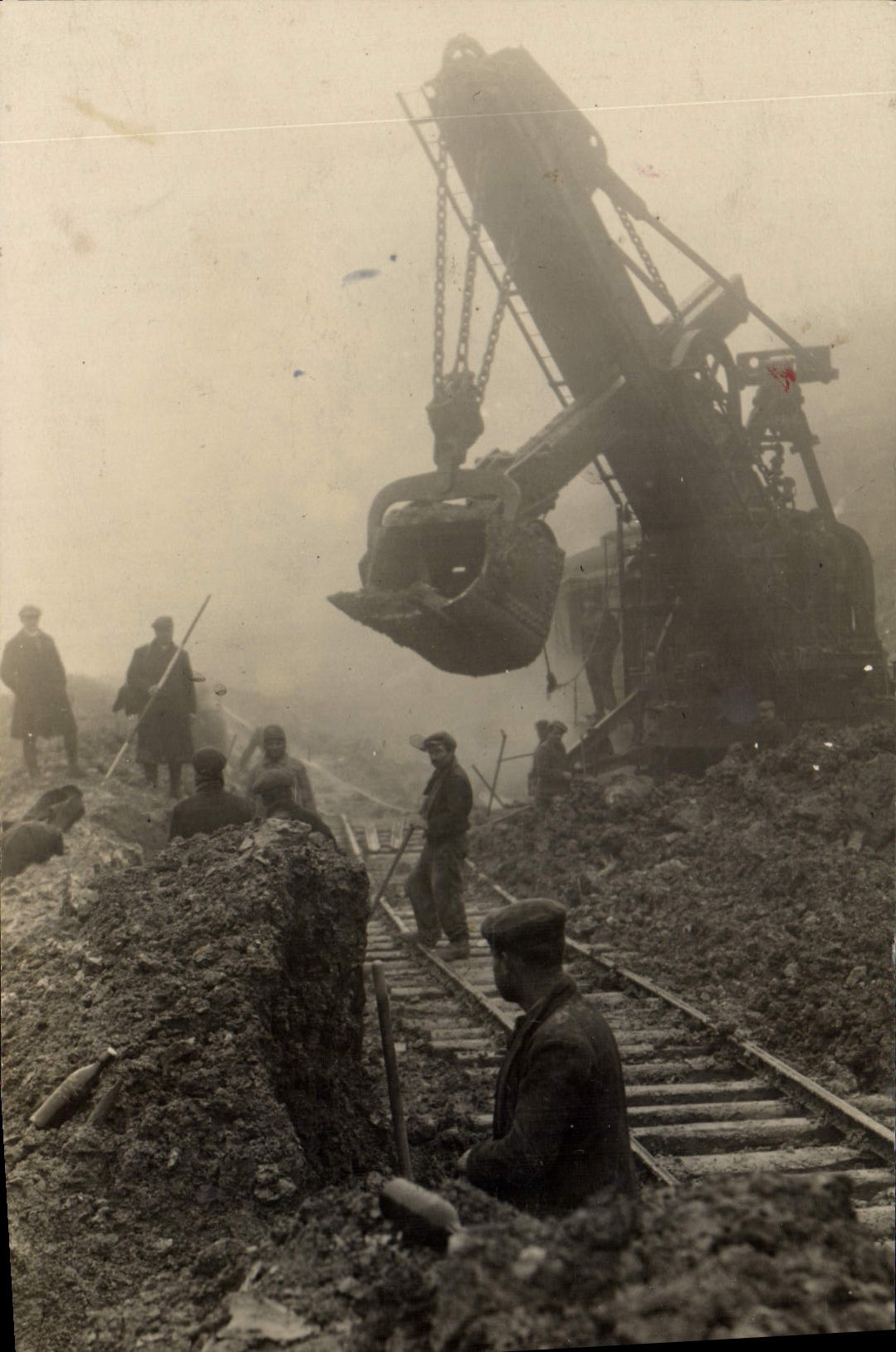 Photo Train Travaux voie ferree